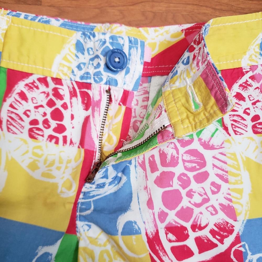 Lilly Pulitzer Callahan Patchwork Multicolor Turt… - image 4